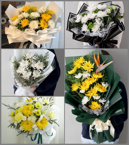 四川达州大竹县竹北乡白事花束代送